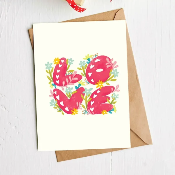 Love greeting card