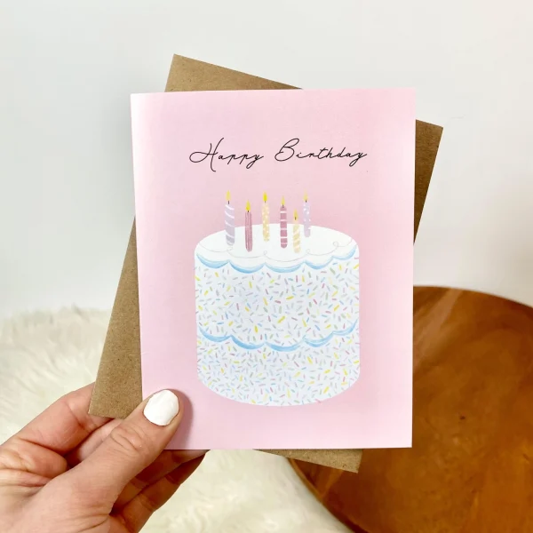 Happy birthday greeting card